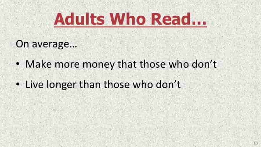 Slide14 adults who read