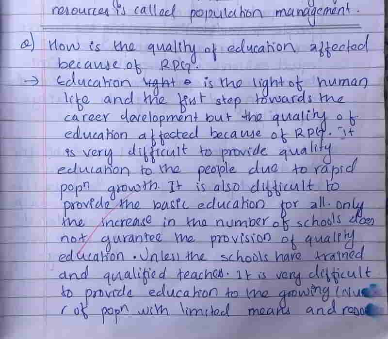 the notebook quality of education RDG 0105