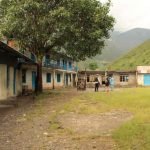 Raithane school with the new building still under construction.