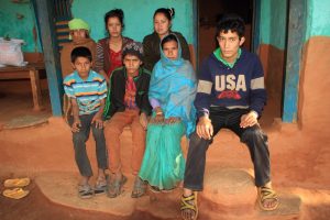 Bishnu and family.