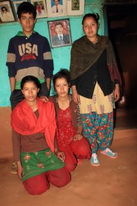 Bishnu & three of her four siblings from her mother's side.