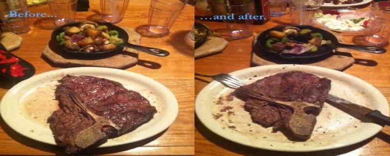 steak at Rube's Steakhouse -resized