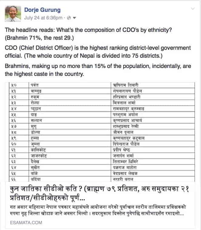 CDO by ethnicity