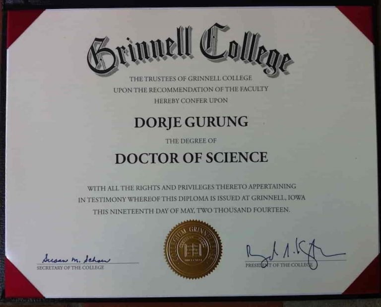 honorary degree