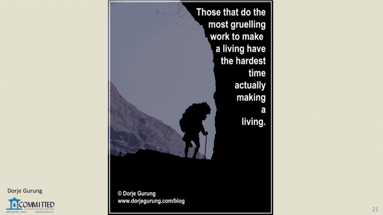 making a living slide