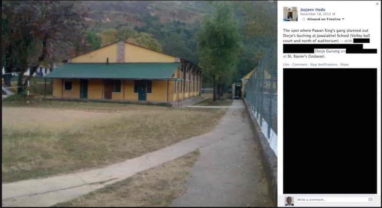 Photo on facebook about bashing me