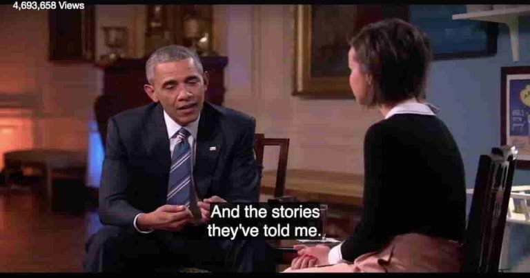 President Obama stories of people