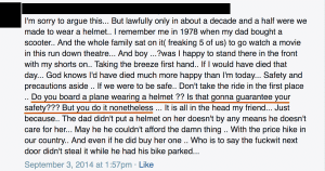 Read more about the article “Do you board a plane wearing a helmet ?? Is that gonna guarantee your safety??? But you do it nonetheless”