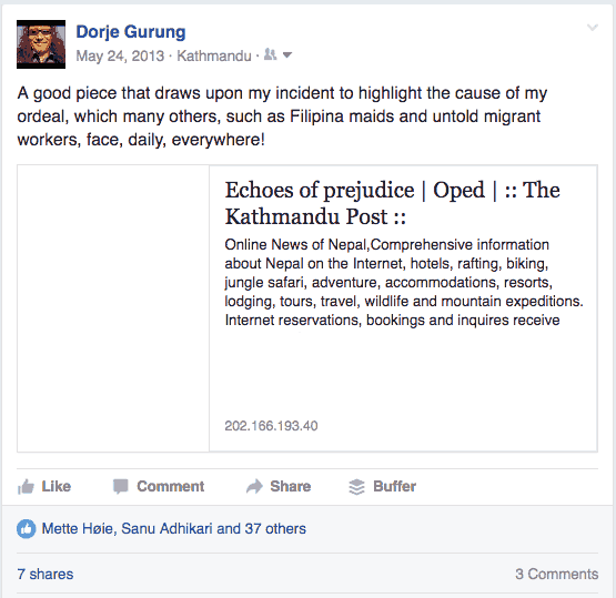 FB post by self May 24 1157 hours