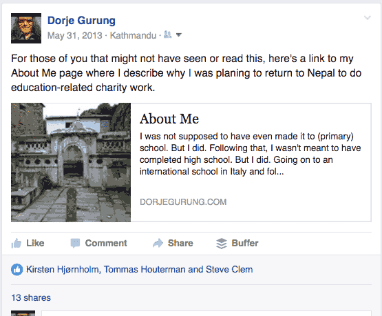 FB post by self May 31 1015 hours