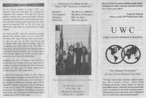 Read more about the article UWC Scholarships, Nepotism and Conflict of Interest