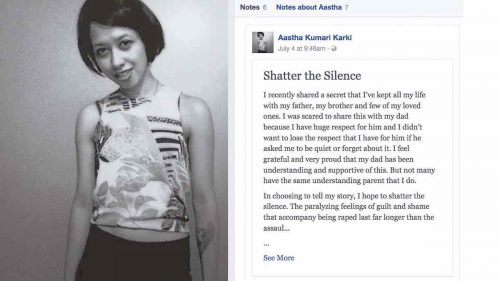 Read more about the article A Nepali Rape Survivor Speaks out to “Shatter the Silence”