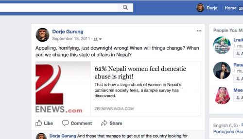 Read more about the article Nepal: Patriarchy-Shaped Laxed Attitudes Towards Wife-beating