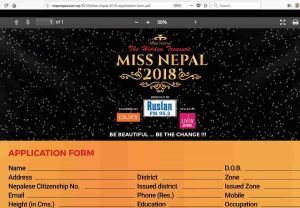 Read more about the article Miss Nepal: “Be Beautiful…Be The Change”