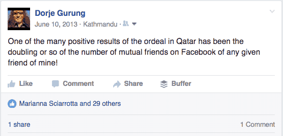 FB post by self June 10 mutual friends double