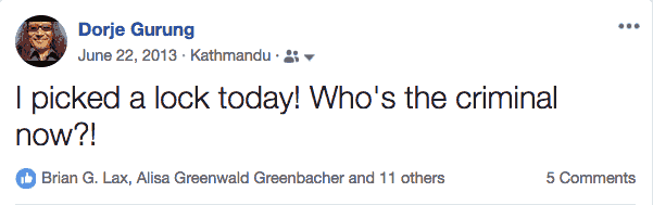 FB post by self June 22 1612 hours