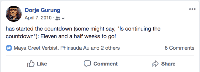 FB post about Baku April 7 2010