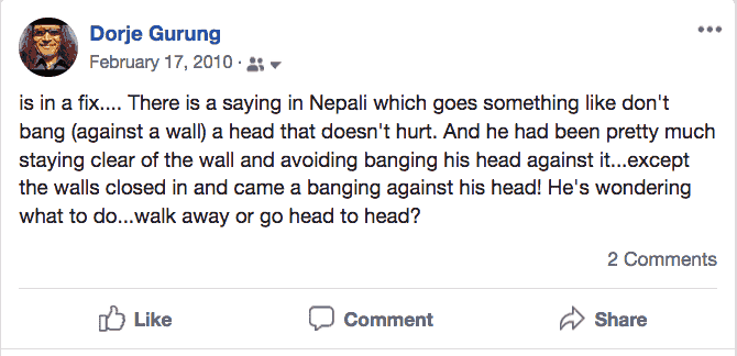 FB post about Baku Feb 17 2010