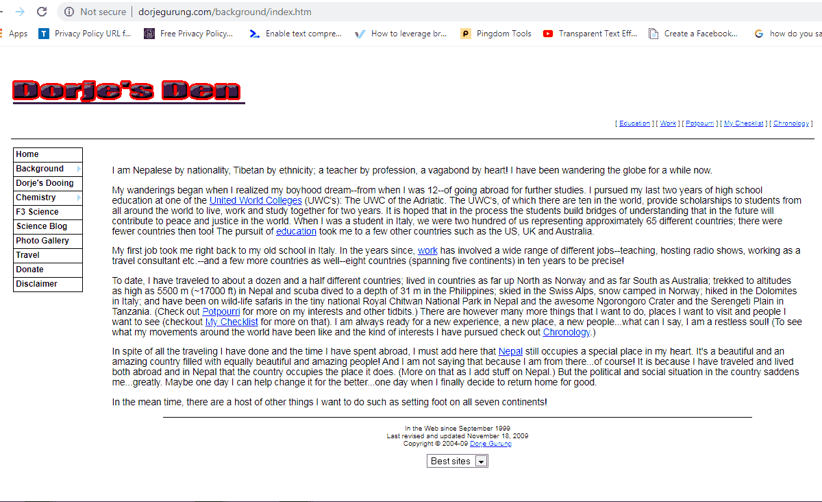 Read more about the article Background: The Original “About Me” Page