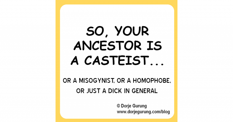 1 so your ancestor is a casteist feat image