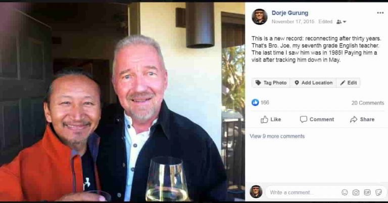 with Bro Joe FB post