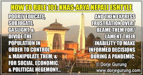 Read more about the article How To Rule 101: Khas-Arya Nepali Eshtyle