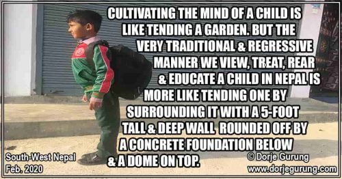 Read more about the article Nepal, Cultivate a Child’s Mind Instead of Controlling It