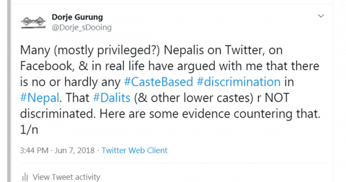 Read more about the article So You Think There is No Caste-based Discrimination in Nepal? Think Again!