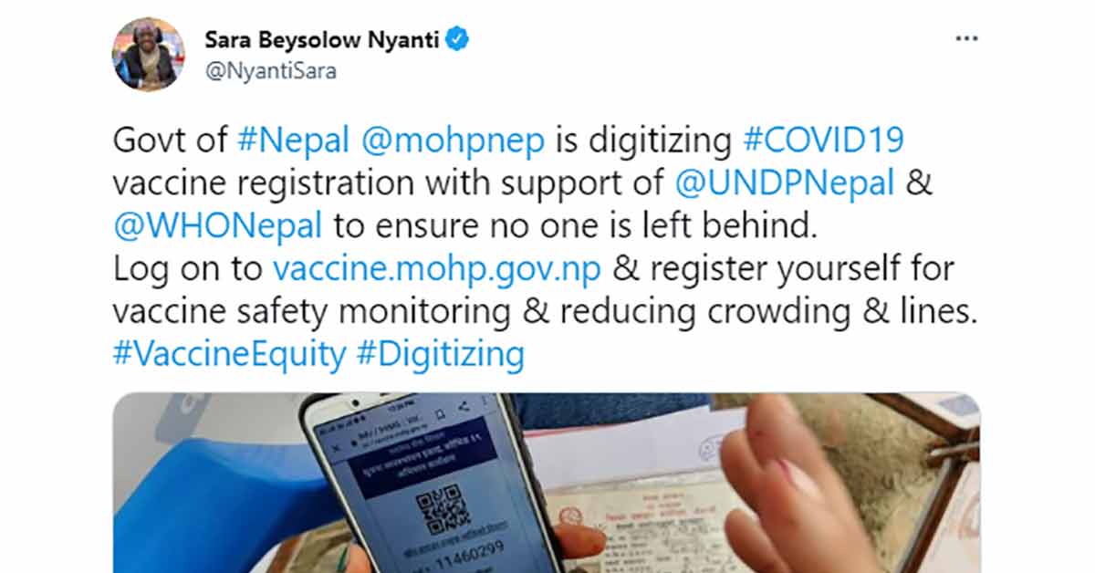 Read more about the article UNDP Nepal & WHO Nepal Supported MoHP Online Vaccine Registration Amounts to…NOTHING