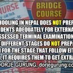 Schooling neither adequately prepare students for external examinations nor for different stages, requiring, for example, bridge courses.