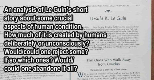 Read more about the article College Papers: Analysis of “The Ones Who Walk Away from Omelas”
