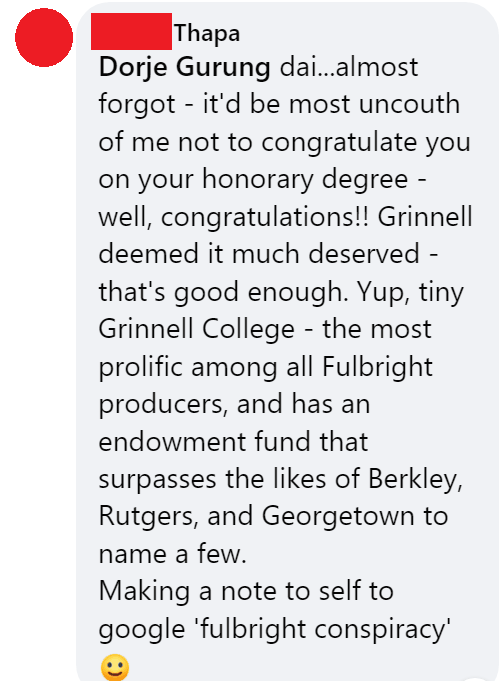 congratulations honorary degree tiny grinnell